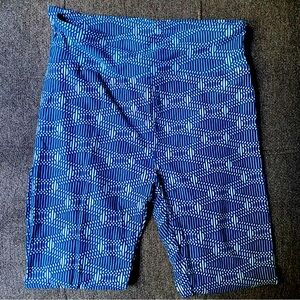 New LulaRoe OS Blue Patterned Leggings